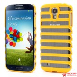 Пластиковая накладка SS case Для Samsung I9500 Galaxy S 4 (желтый)